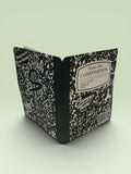 COMPOSITION BLACK NOTEBOOK 3.5 MYLAR PACKAGING