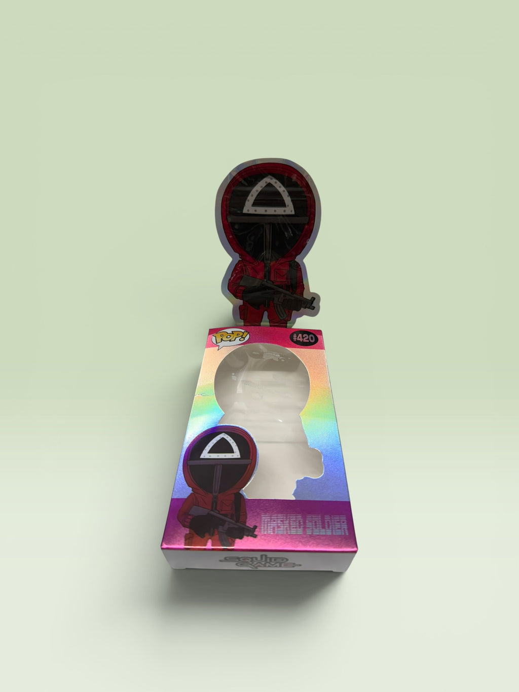 POP MASKED SOLDIER SQUID GAMES 3.5 PACKAGNG