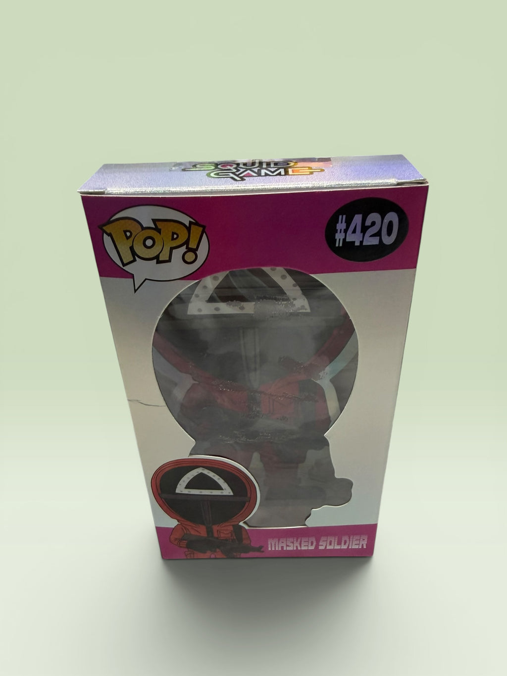 POP MASKED SOLDIER SQUID GAMES 3.5 PACKAGNG
