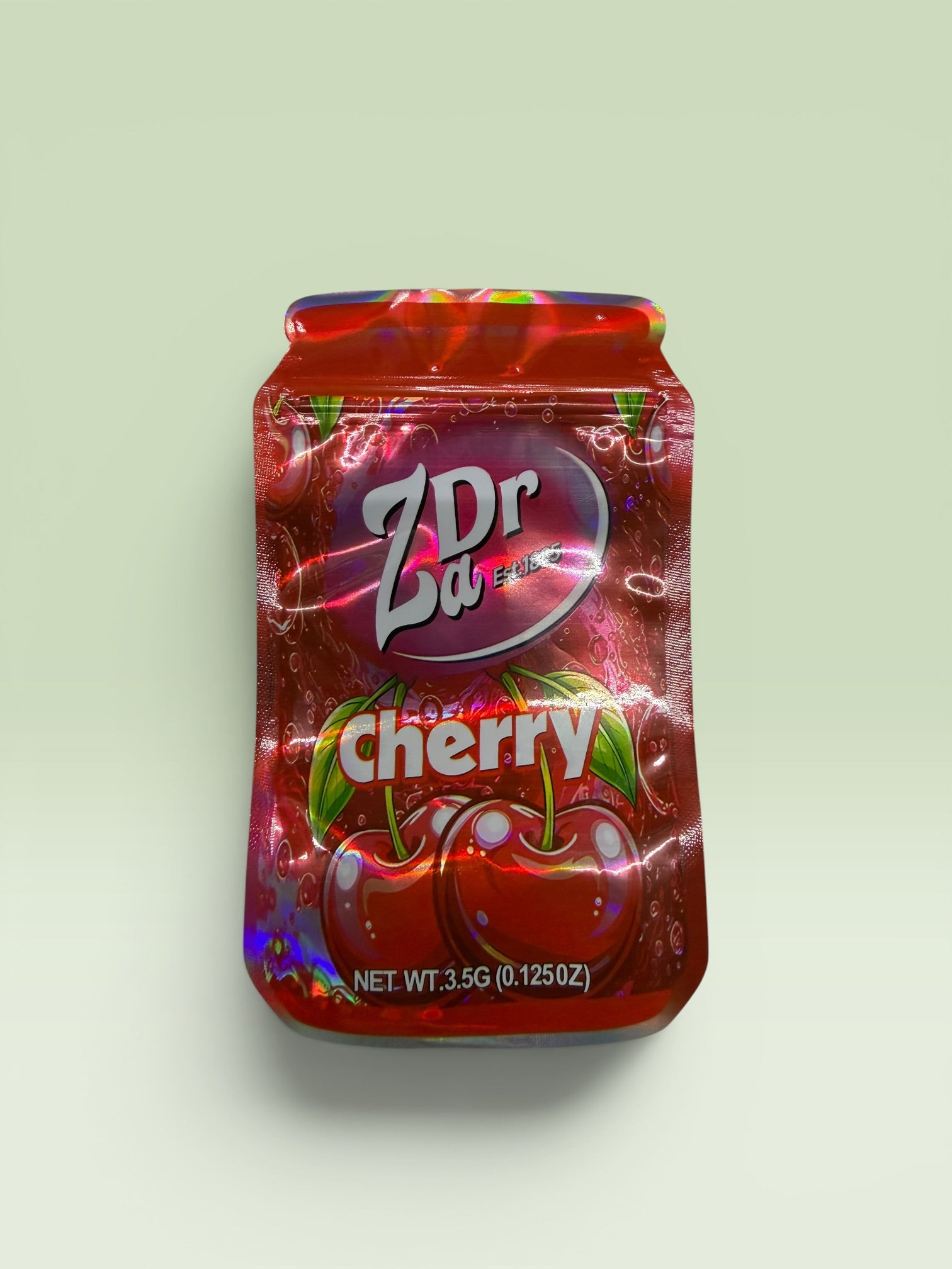 DR ZA CHERRY CAN SHAPED 3.5 MYLAR BAGS