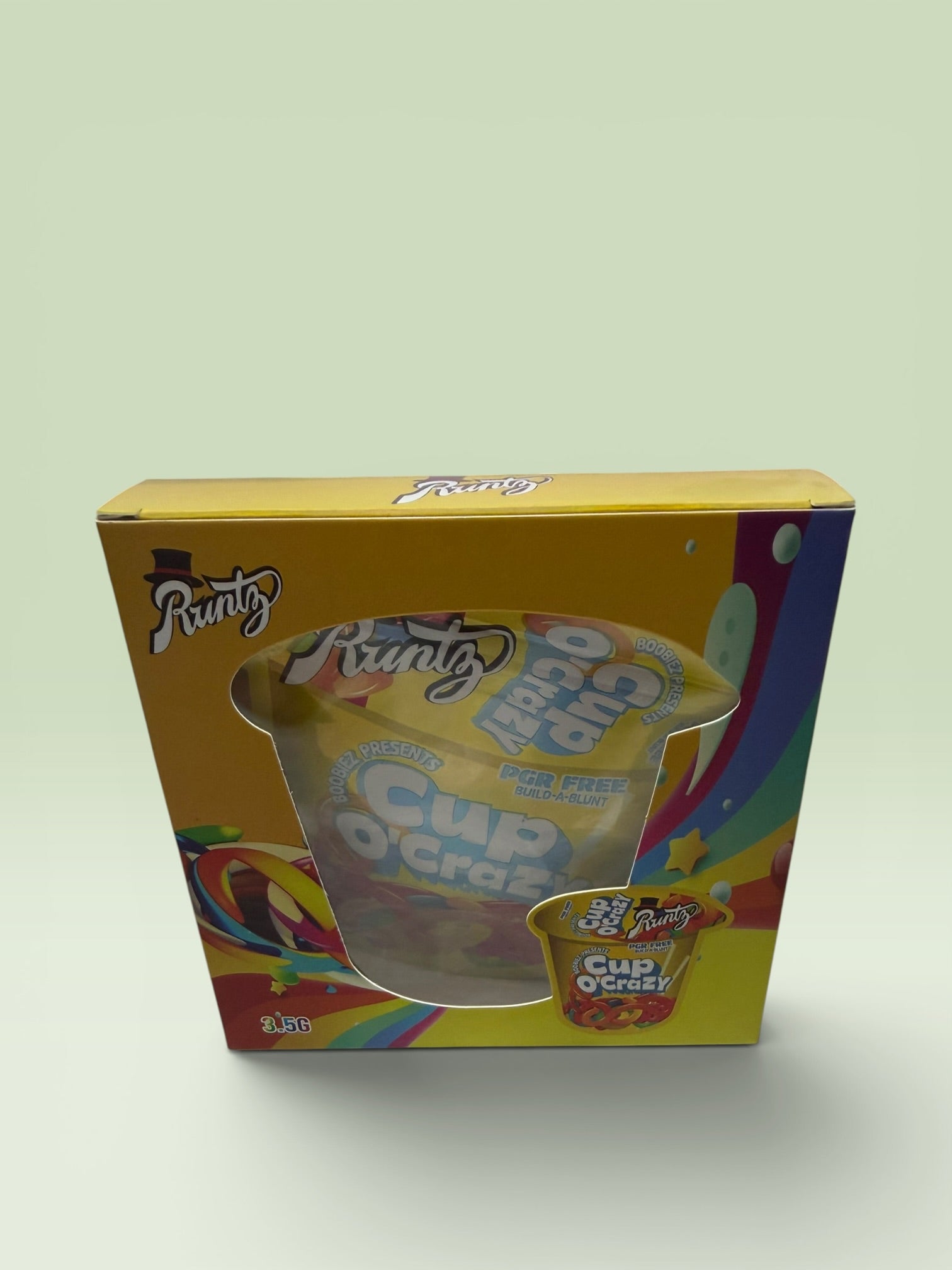 RUNTZ YELLOW CUP O CRAZY 3.5 PACKAGING