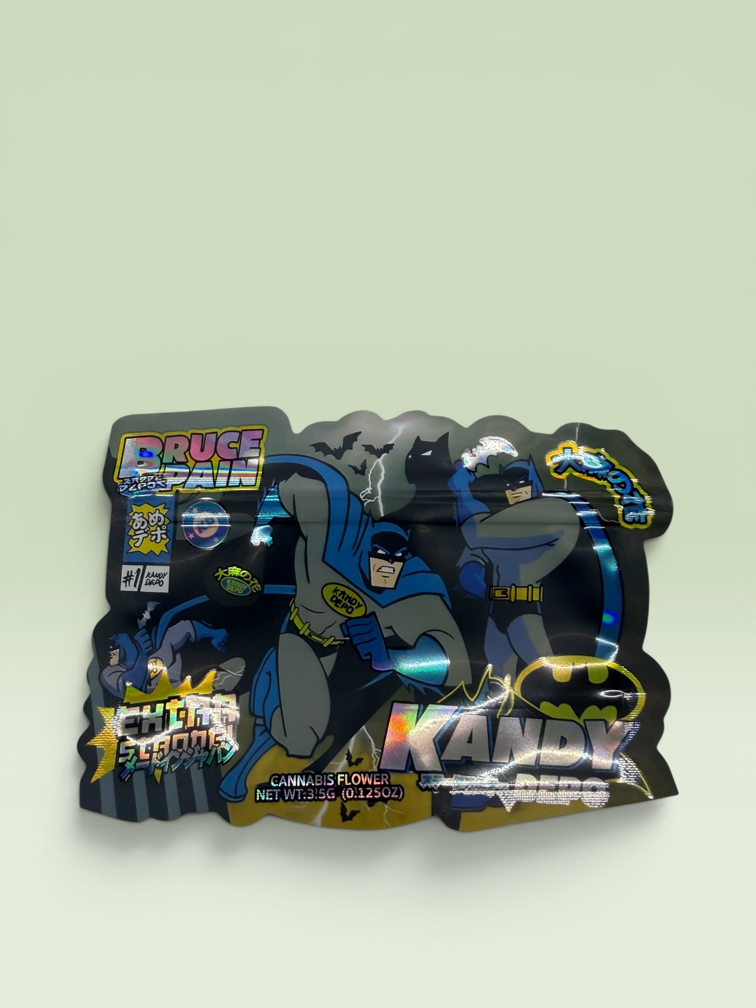 BATMAN BRUCE PAIN 3.5 HOLOGRAPHIC BAGS