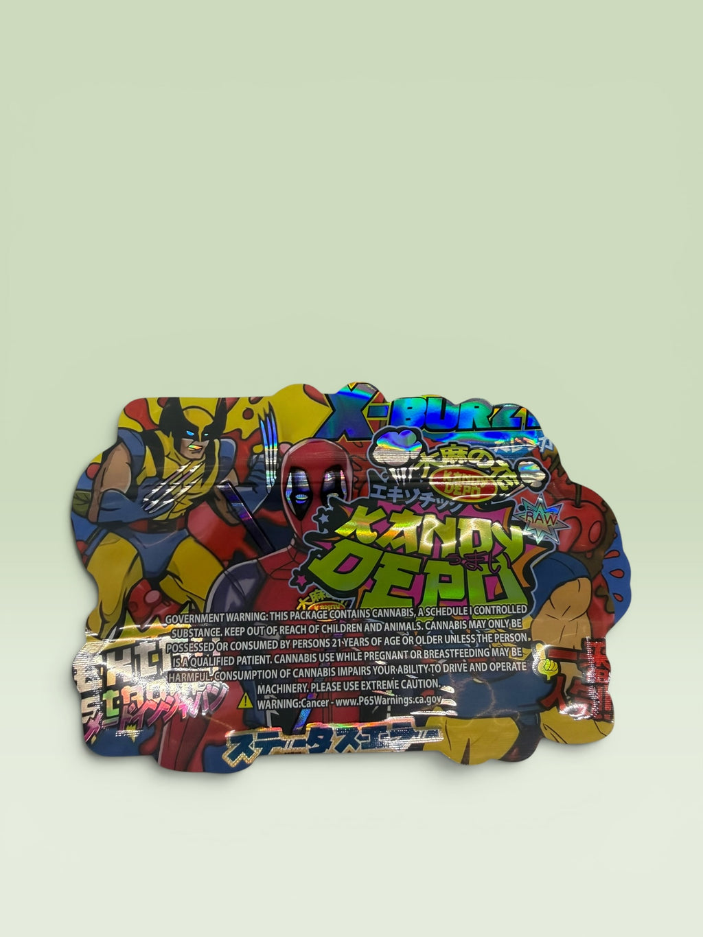 WOLVERINE DEADPOOL LEMON CHERRY X-BURZT 3.5 HOLOGRAPHIC BAGS