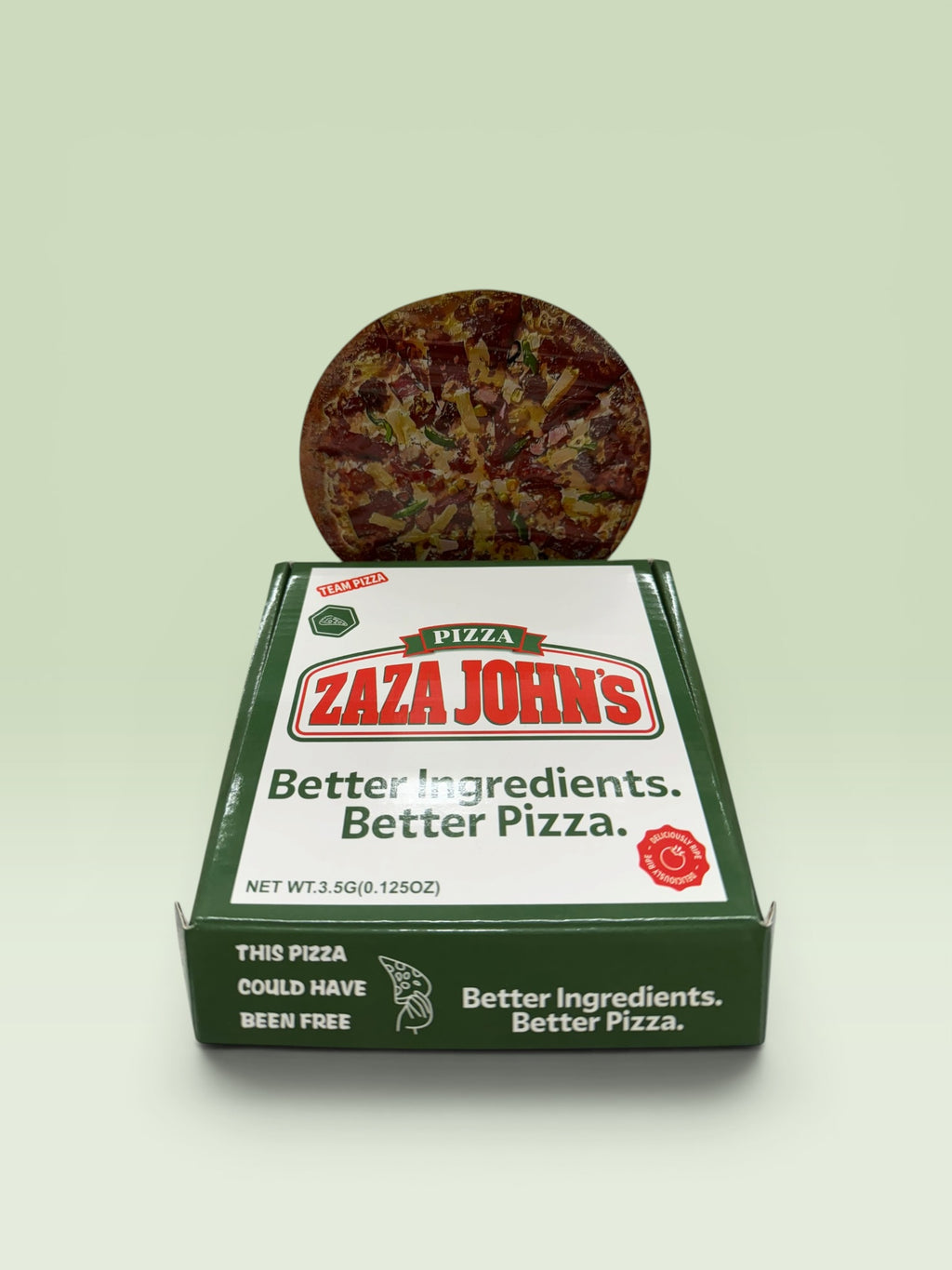 ZAZA JOHNS 3.5 PACKAGING