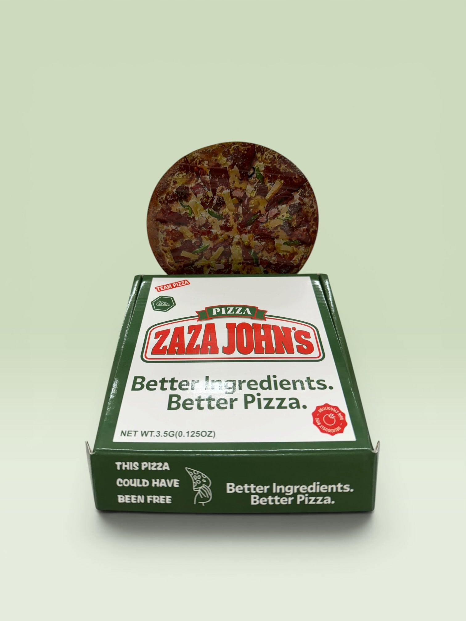 ZAZA JOHNS 3.5 PACKAGING