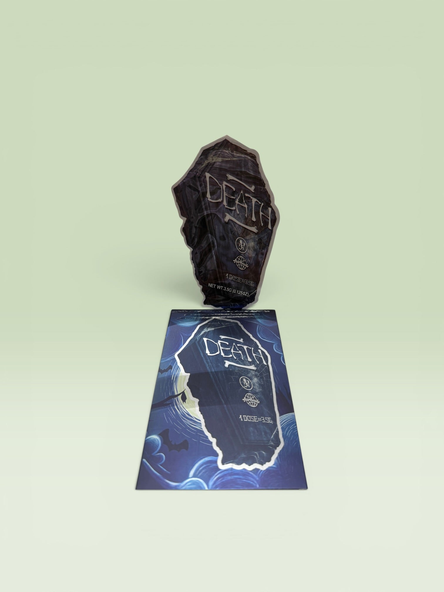 DEATH COFFIN 3.5 WINDOW PACKAGING