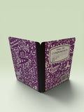 COMPOSITION PURPLE NOTEBOOK 3.5 MYLAR PACKAGING
