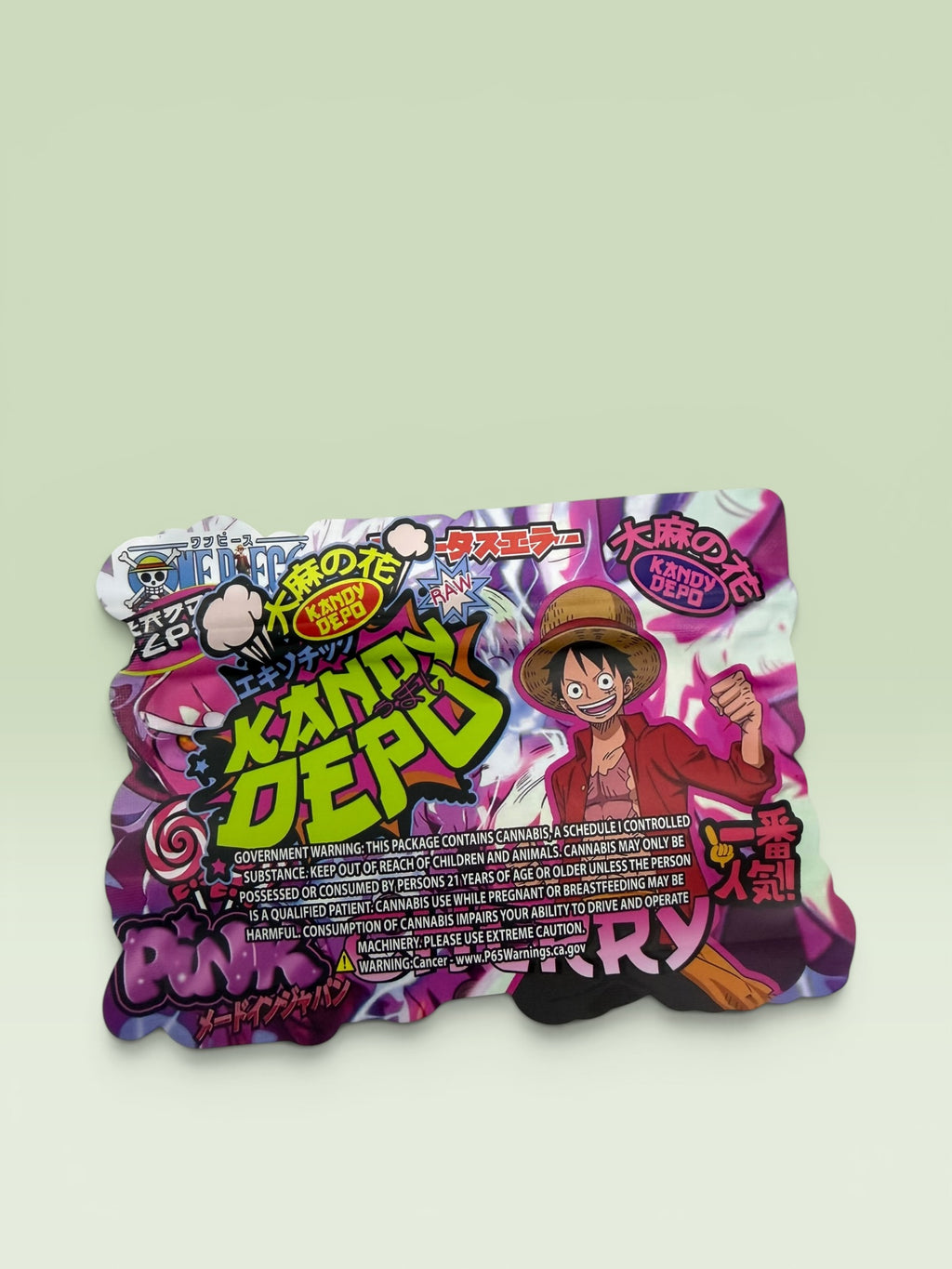 ONE PIECE PINK CHERRY 3.5 HOLOGRAPHIC BAGS