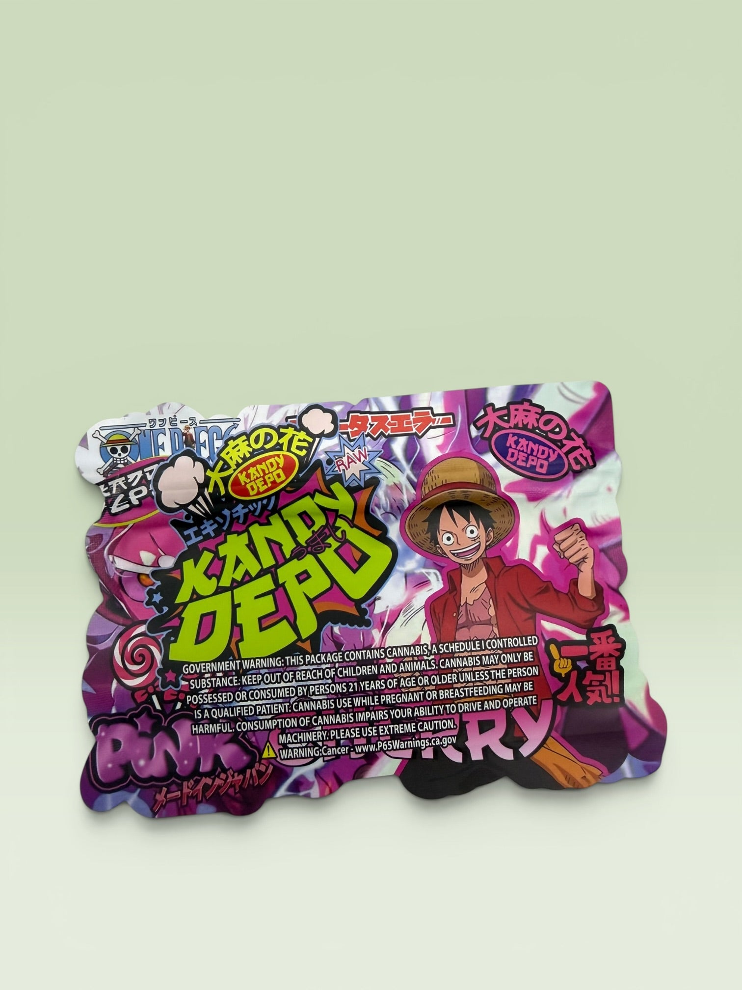 ONE PIECE PINK CHERRY 3.5 HOLOGRAPHIC BAGS