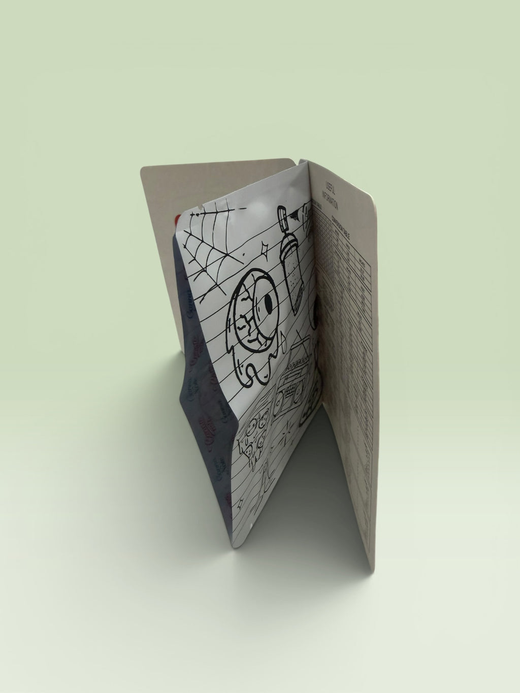 COMPOSITION PURPLE NOTEBOOK 3.5 MYLAR PACKAGING
