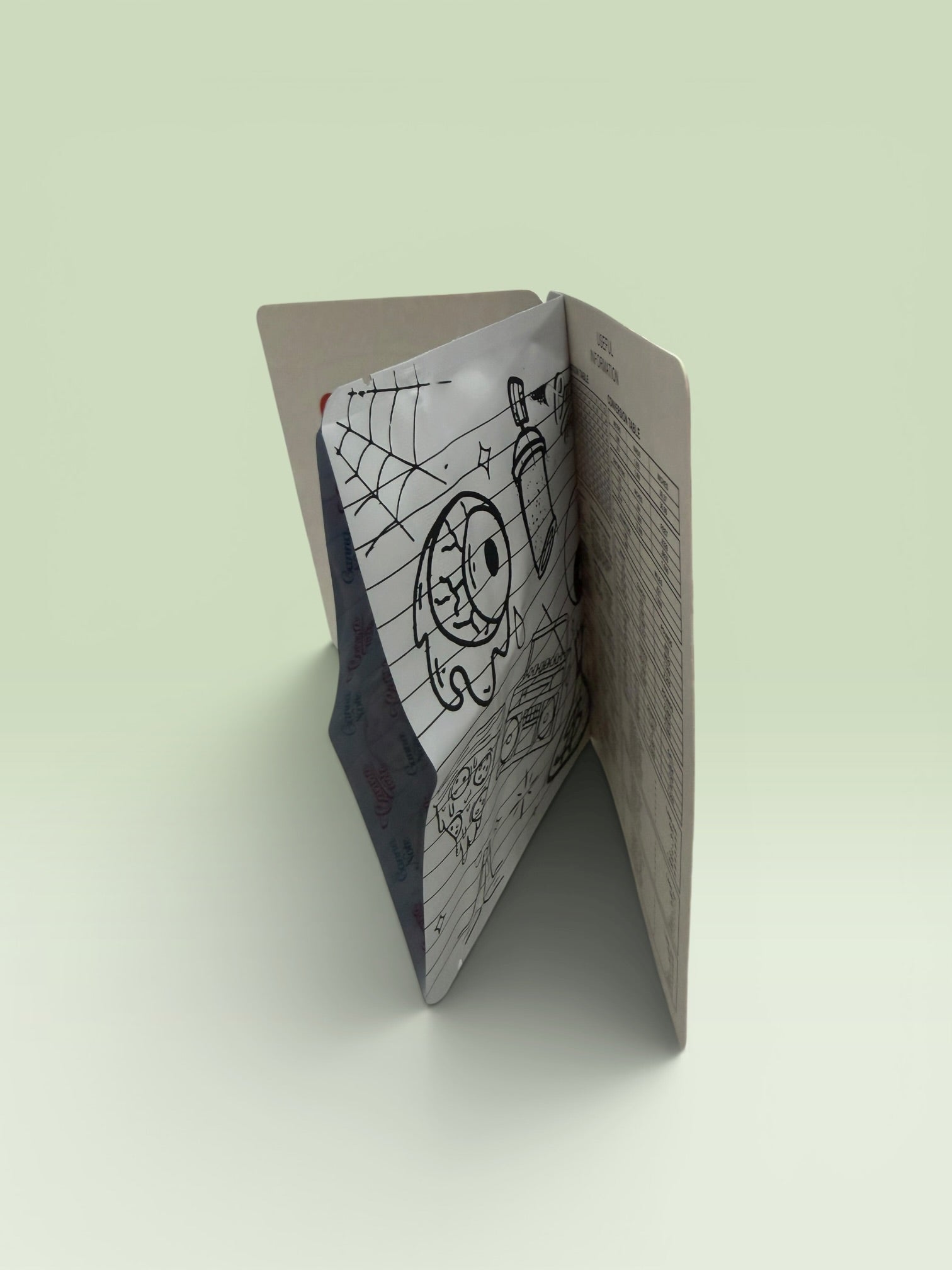 COMPOSITION PURPLE NOTEBOOK 3.5 MYLAR PACKAGING