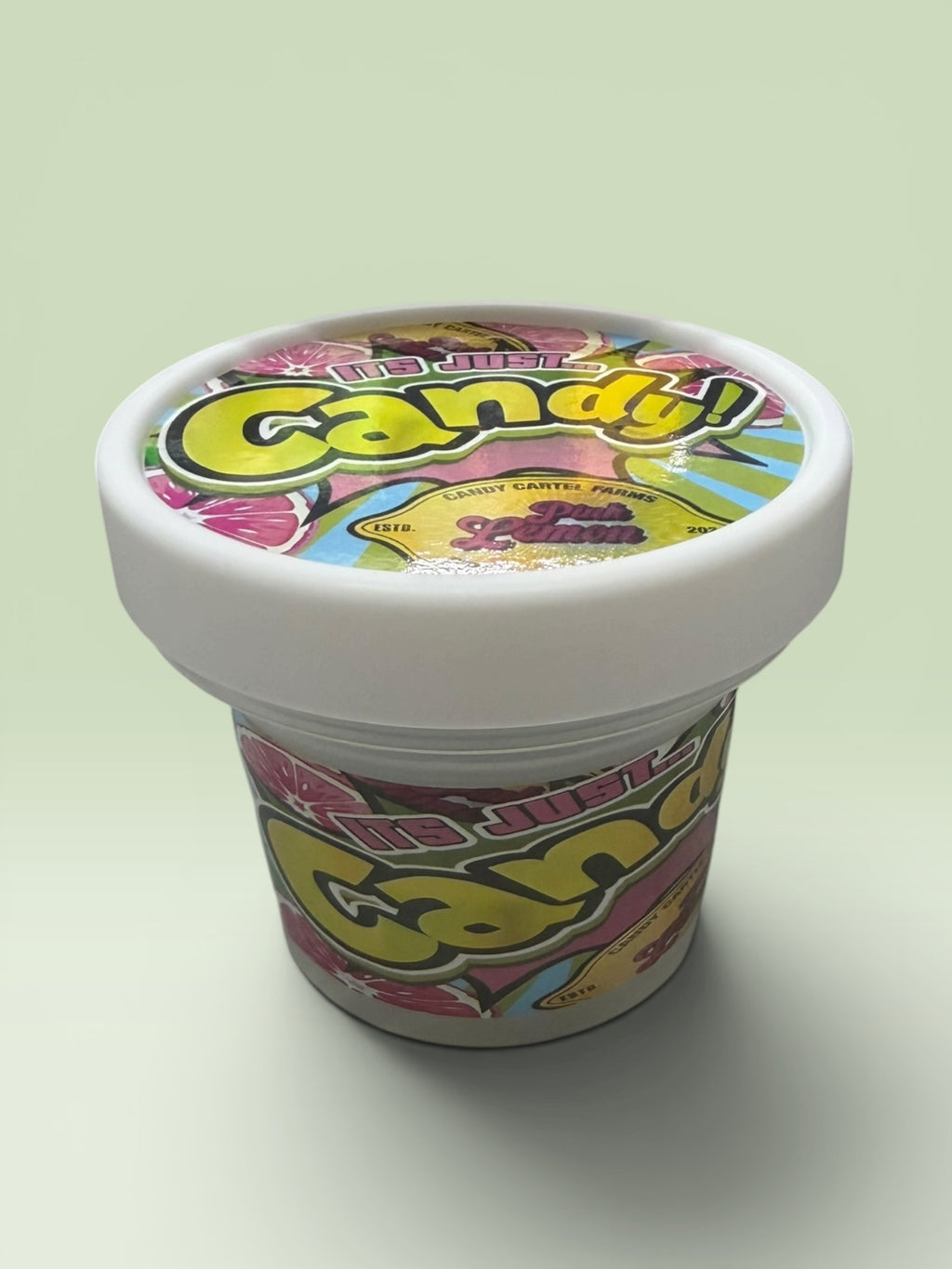 ITS JUST CANDY PINK LEMON ICE CREAM CUPS