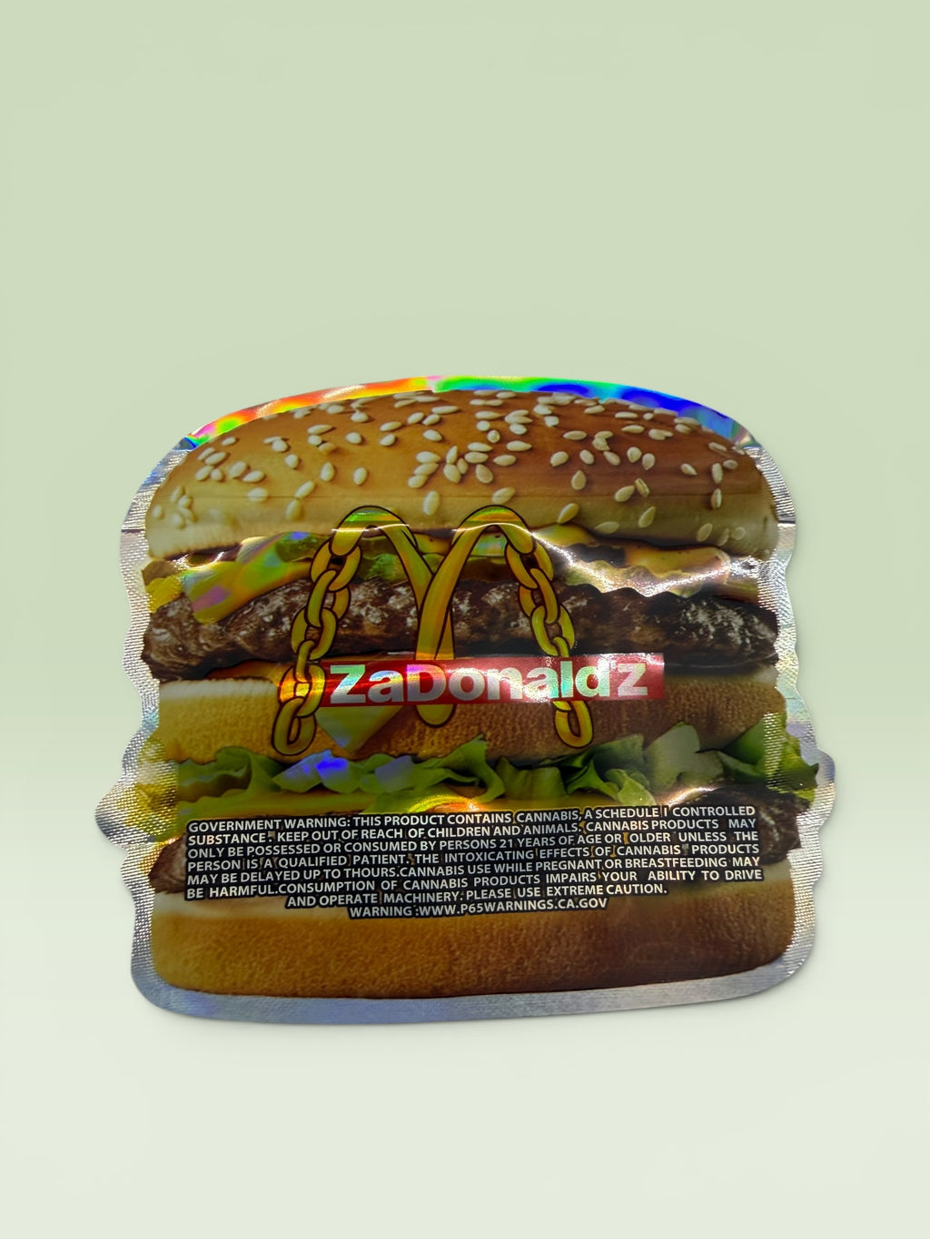 ZA DONALDZ BIG MAC 3.5 MYLAR BAGS