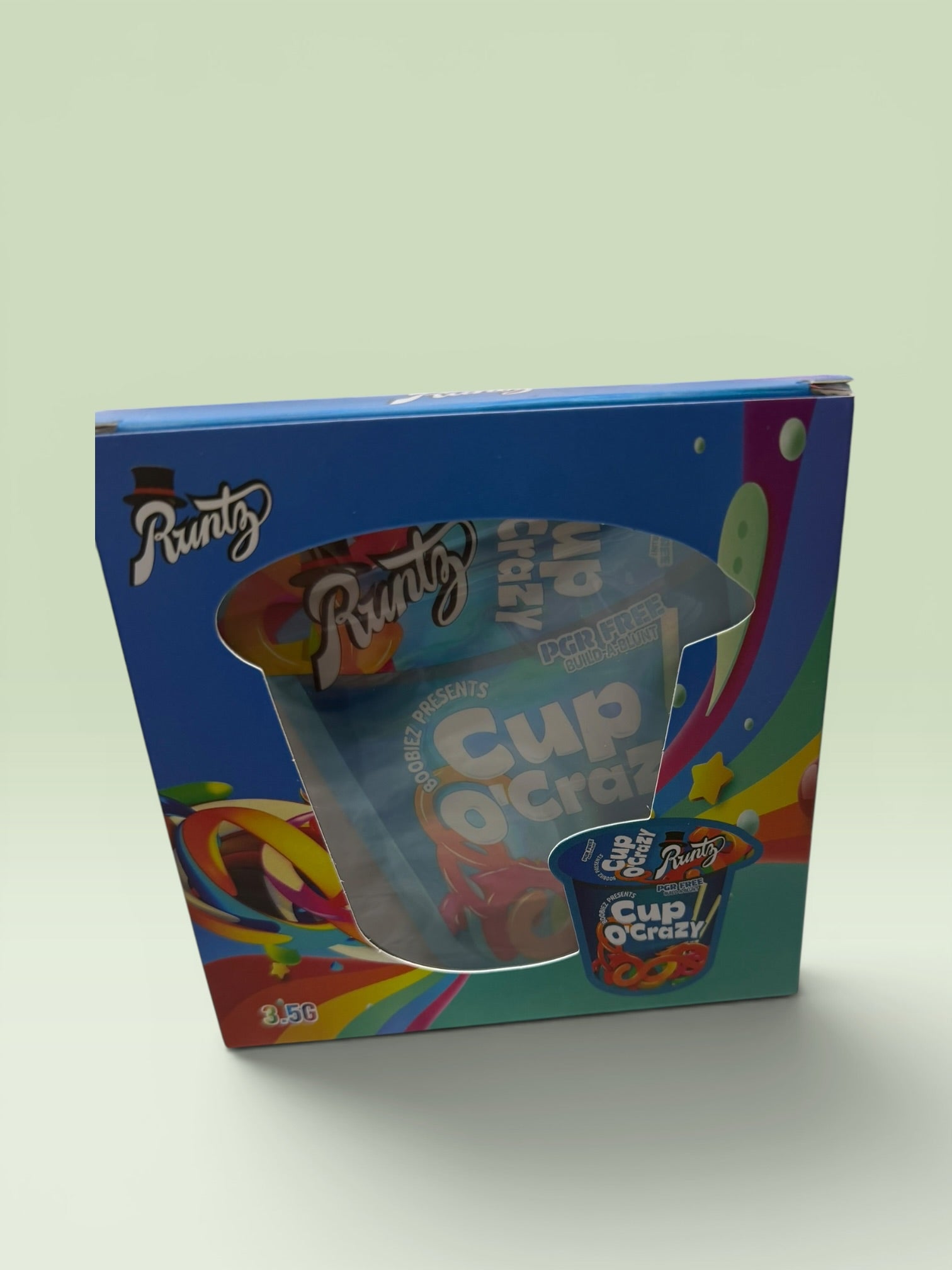 RUNTZ BLUE CUP O CRAZY 3.5 PACKAGING